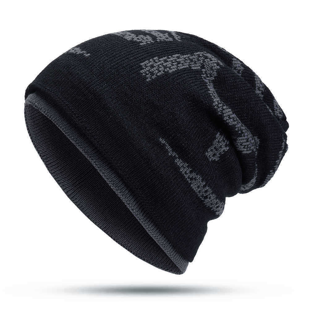 Mens-Womens-Plus-Velvet-Thicken-Earmuffs-Knit-Beanie-Cap-Outdoor-Solid-Slouchy-Ski-Skullcap-1369018