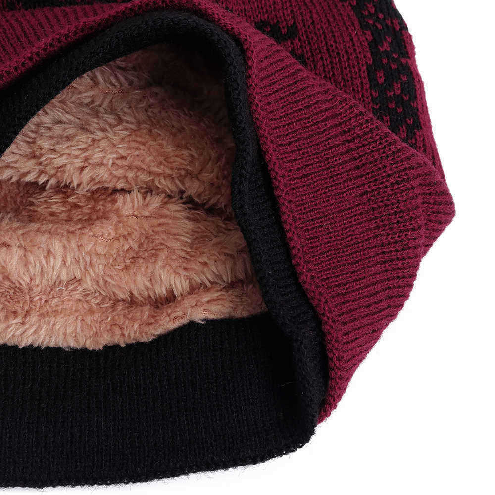 Mens-Womens-Plus-Velvet-Thicken-Earmuffs-Knit-Beanie-Cap-Outdoor-Solid-Slouchy-Ski-Skullcap-1369018