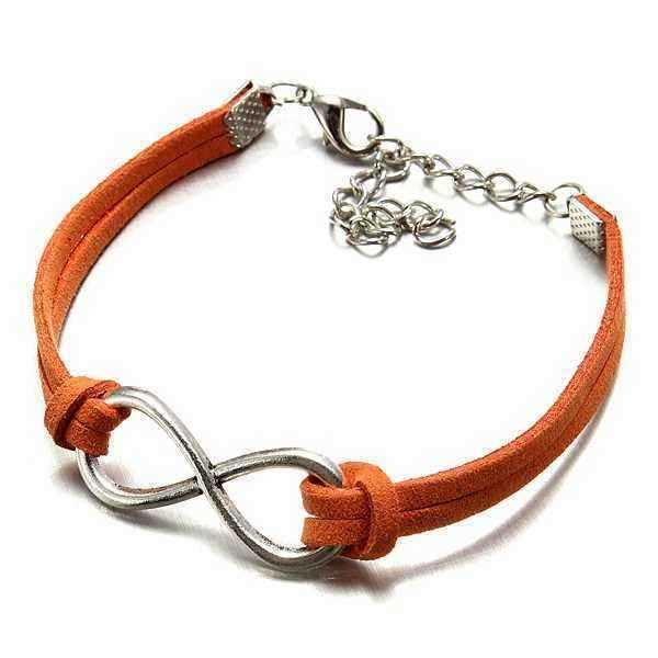 Multicolor-Silver-Infinity-Charm-Bracelet-Metal-Leather-Bracelet-932636