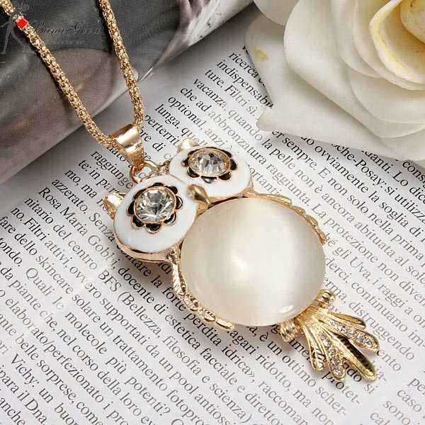 Opal-Owl-Crystal-Rhinestone-Gemstone-Necklace-Sweater-Chain-57996