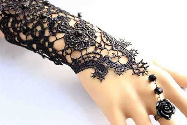 Pearl-Lace-Flower-Wedding-Bridal-Gloves-Ring-Bracelet-For-Women-977728