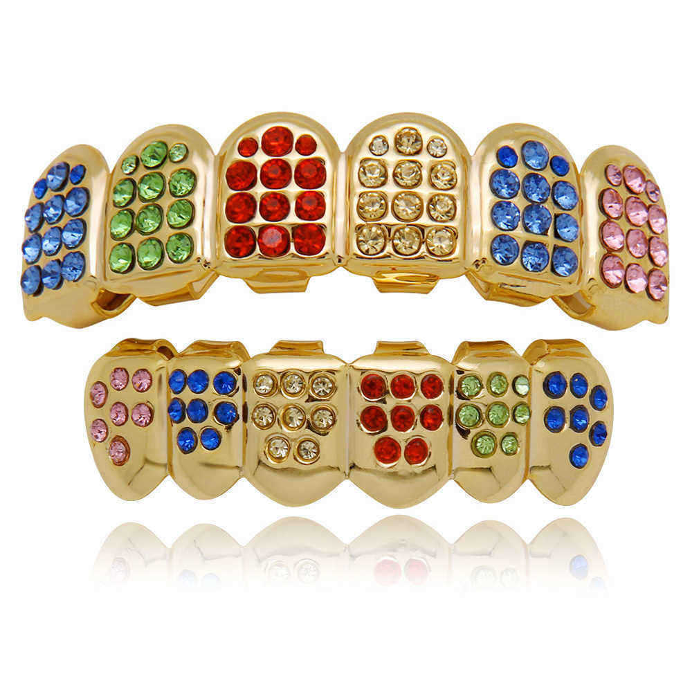 Punk-Geometric-Colorful-Rhinestone-Braces-Clown-Grillz-Diamond-Gold-Braces-Teeth-Jewelry-1548588