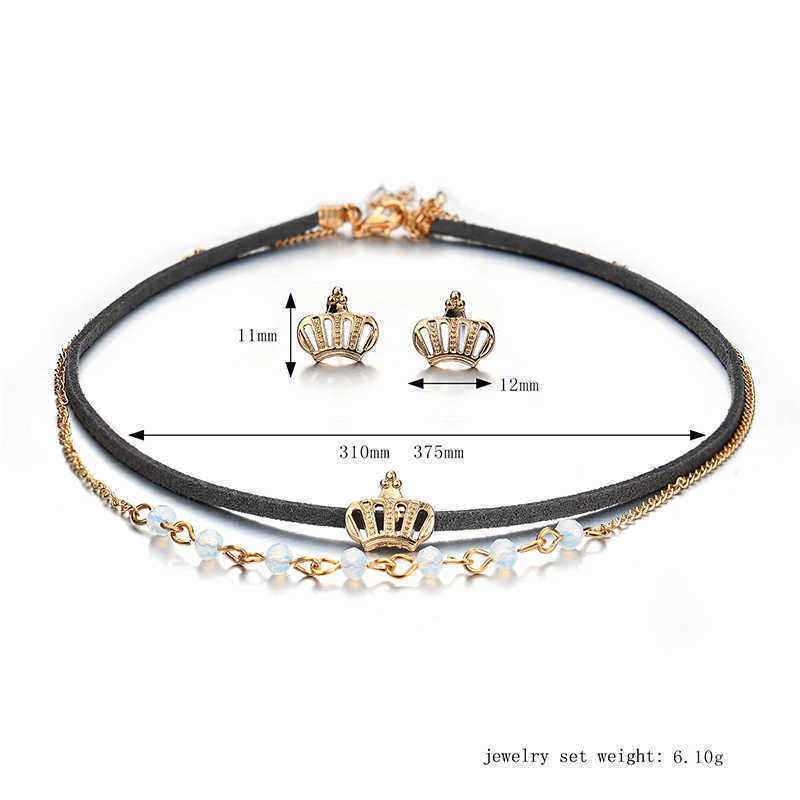 Punk-Gold-Crown-Charm-Double-Layer-Black-Choker-Fashion-Crown-Piercing-Earrings-for-Women-1174759