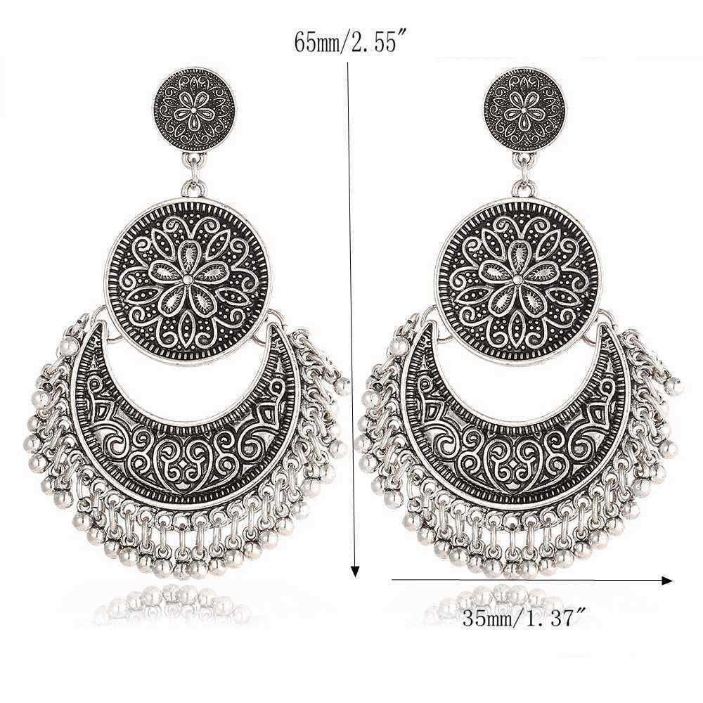 Retro-Bronze-Tassels-Earring-Flower-Totem-Ear-Drop-For-Women-1464051