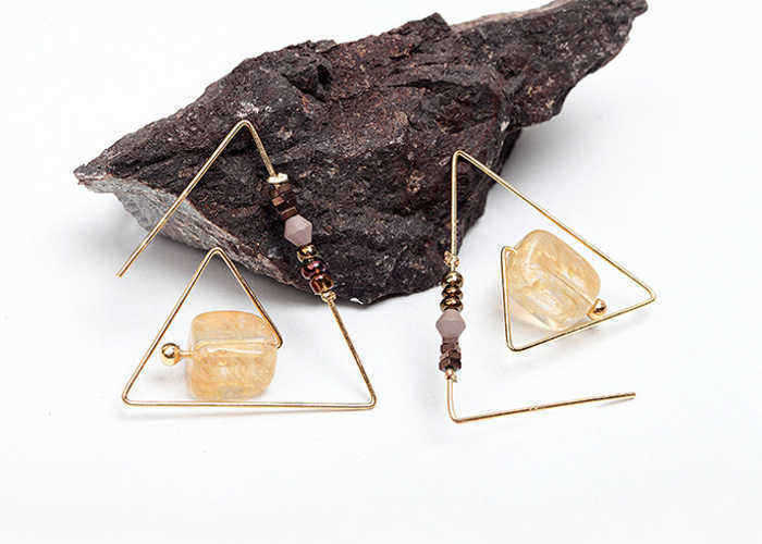 Retro-Geometric-Triangle-Natural-Crystal-Stone-Women-Earrings-1145369