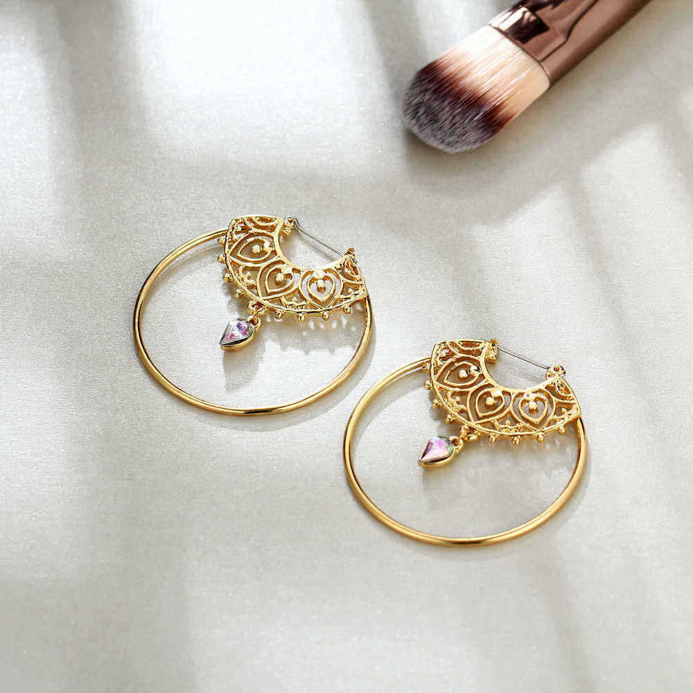 Retro-Hallow-Big-Round-Ear-Drop-Earring-Rhinestone-Gold-Earring-For-Women-1464049