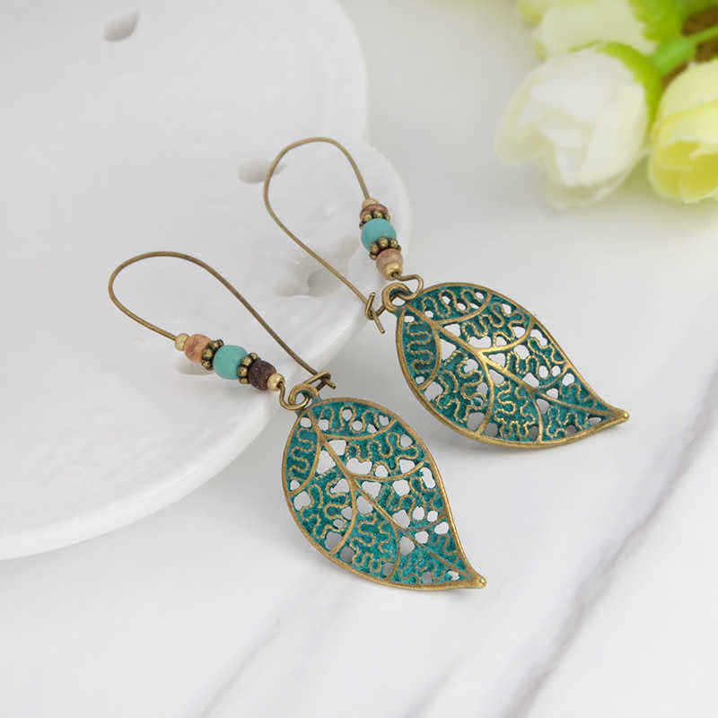 Retro-Hollow-Leaf-Drop-Earrings-Bohemian-Bronze-Plated-Women-Jewelry-1231636