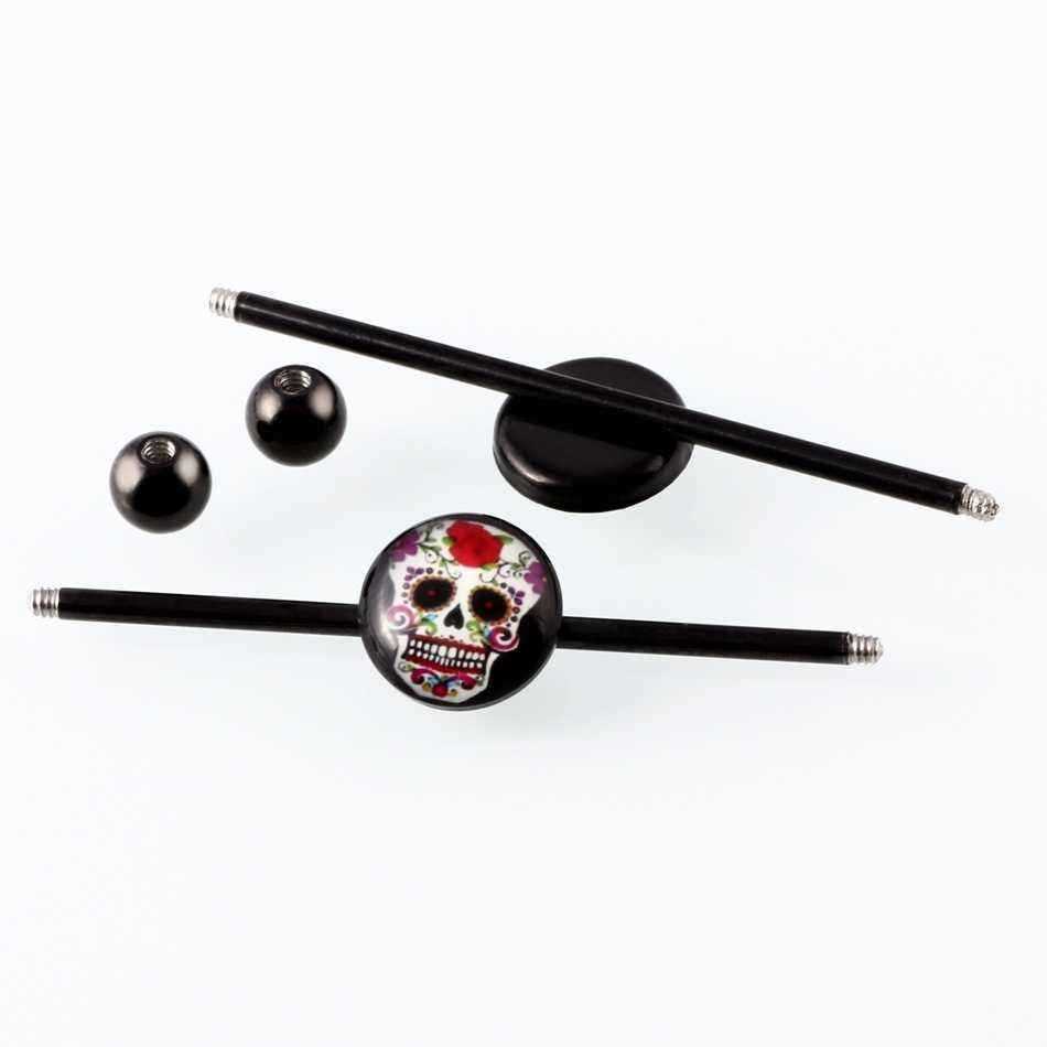 Retro-Industrial-Barbell-Skull-Ear-Holes-Trendy-Ear-Stud-Female-Male-1243578