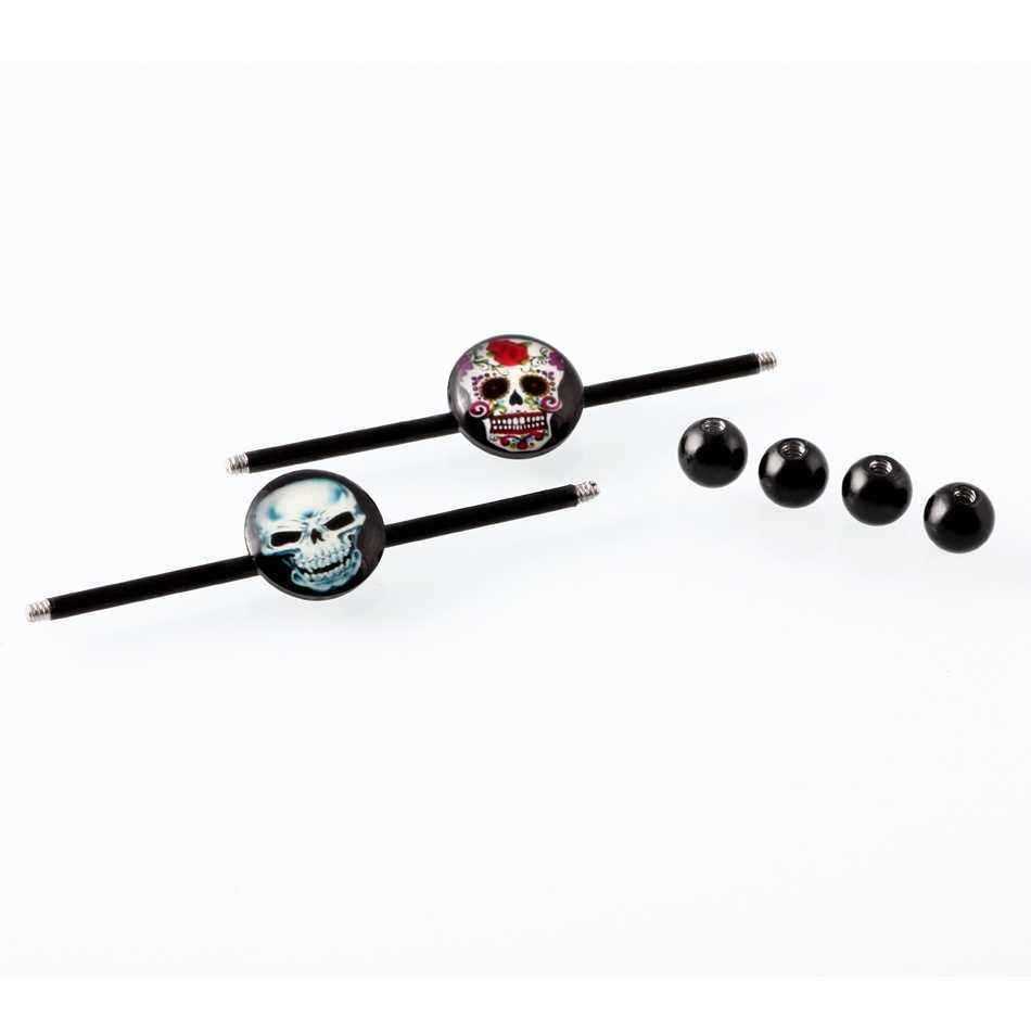 Retro-Industrial-Barbell-Skull-Ear-Holes-Trendy-Ear-Stud-Female-Male-1243578