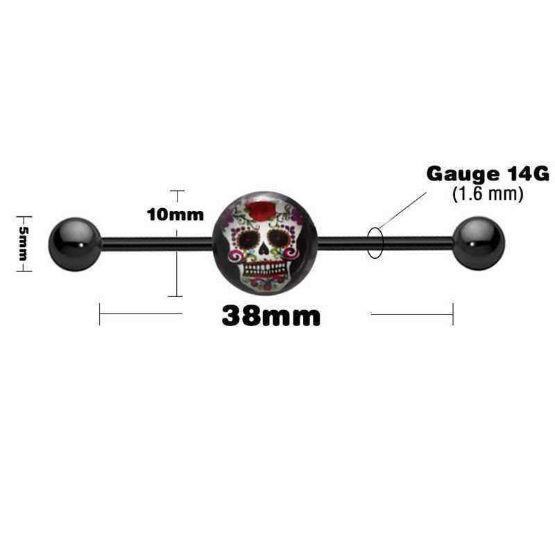 Retro-Industrial-Barbell-Skull-Ear-Holes-Trendy-Ear-Stud-Female-Male-1243578