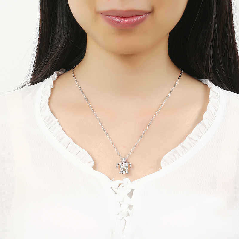 Retro-Pearl-Necklace-Fashion-Silver-Color-Hollow-Openable-Turtle-Can-Open-Pendant-Women-Jewelry-1179677