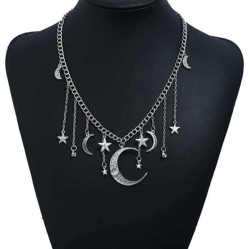 Retro-Tassels-Moon-Star-Necklace-Rhinestone-Pendant-Alloy-Necklace-For-Women-1472677