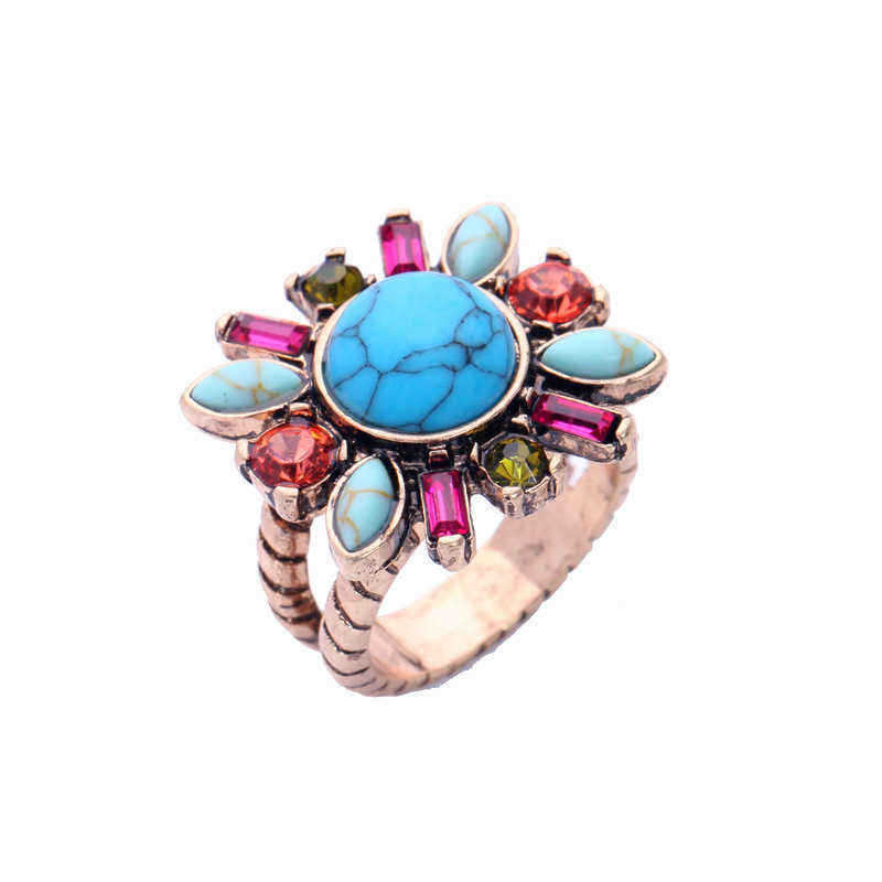 Retro-Turquoise-Flower-Finger-Ring-Colorful-Rhinestone-Ring-Jewelry-For-Women-1463016