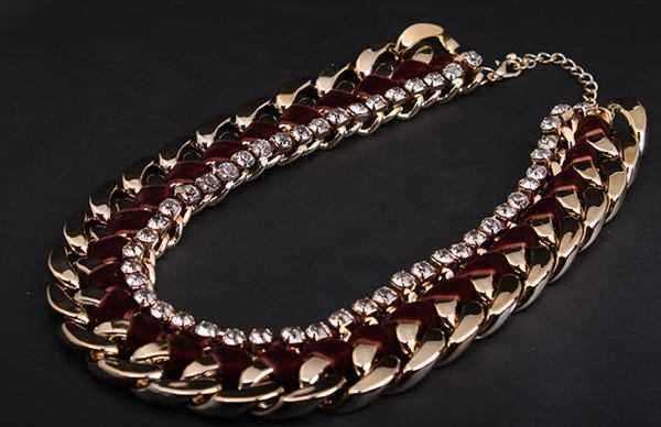 Rhinestone-Woven-Rope-Thick-Chain-Collar-Choker-Statement-Necklace-978388