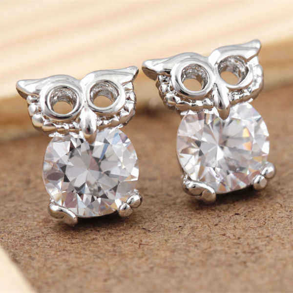 Silver-Plated-Cute-Crystal-Owl-Ear-Stud-Earrings-For-Women-960606