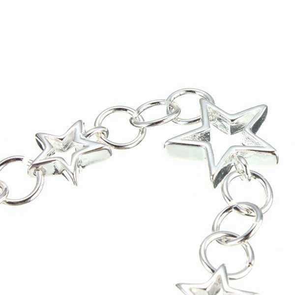 Silver-Plated-Hollow-Stars-Chain-Charm-Bracelet-For-Women-979021