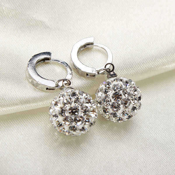 Silver-Plated-Zircon-Ball-Dangle-Drop-Hoop-Earrings-Women-Jewelry-1016990