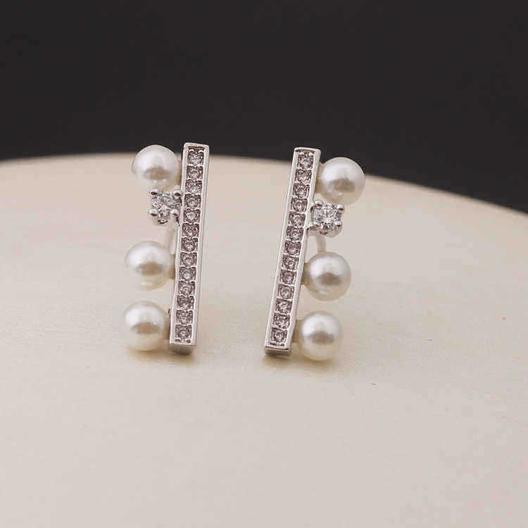 Simple-Rhinestone-Crystal-Pearl-Ear-Stud-Earrings-Gold-Silver-Plated-1016557