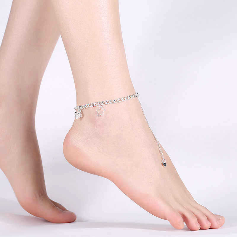 Star-Pendant-Fashion-Foot-Chain-Silver-Plated-Anklet-for-Women-1152929