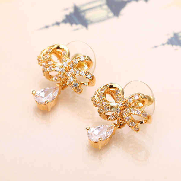 Sweet-Bowknot-Water-Drop-Zircon-Ear-Stud-Earrings-For-Women-1012726