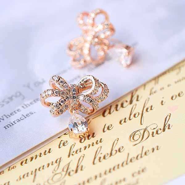 Sweet-Bowknot-Water-Drop-Zircon-Ear-Stud-Earrings-For-Women-1012726