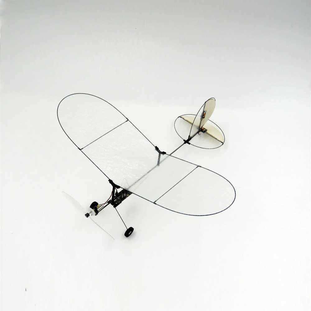 TY-Model-Indoor-Airplane-Hummingbird-Light-Thin-Film-Mini-RC-Aircraft-KIT-56g-Only-1463849