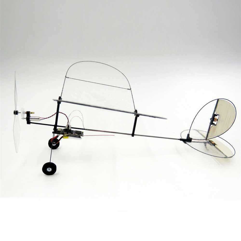 TY-Model-Indoor-Airplane-Hummingbird-Light-Thin-Film-Mini-RC-Aircraft-KIT-56g-Only-1463849