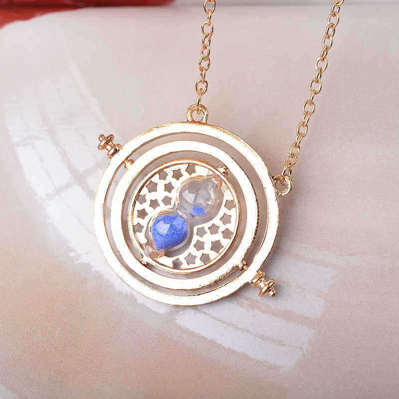 Time-Turner-Rotating-Hourglass-Pendant-Necklace-Gold-Silver-Plated-964095