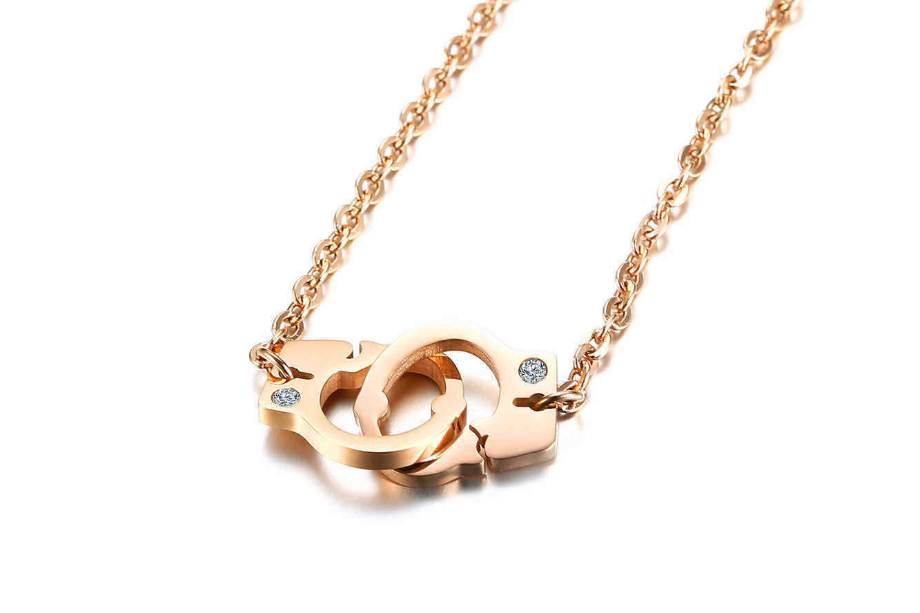 Titanium-Steel-Rhinestone-Rose-Gold-Handcuffs-Pendant-Necklace-for-Women-1260394