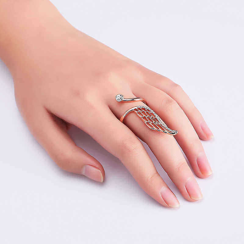 Trendy-Finger-Ring-Rose-Gold-Plated-Angel-Wing-Inlay-Zircon-Women-Jewelry-Anallergic-1156948