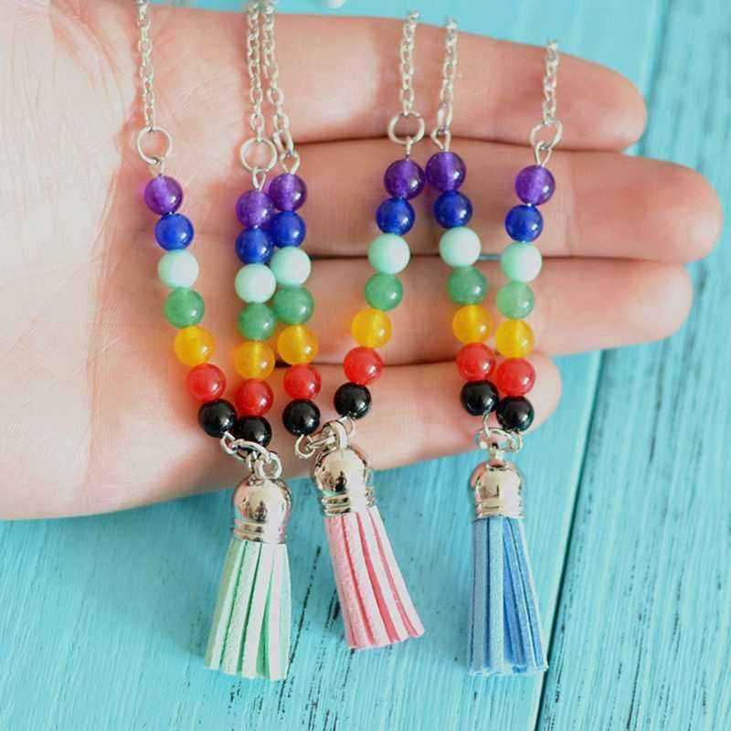 Trendy-Natural-Stone-Colorful-Buddha-Beads-Tassel-Pendant-Long-Necklace-for-Women-1262245