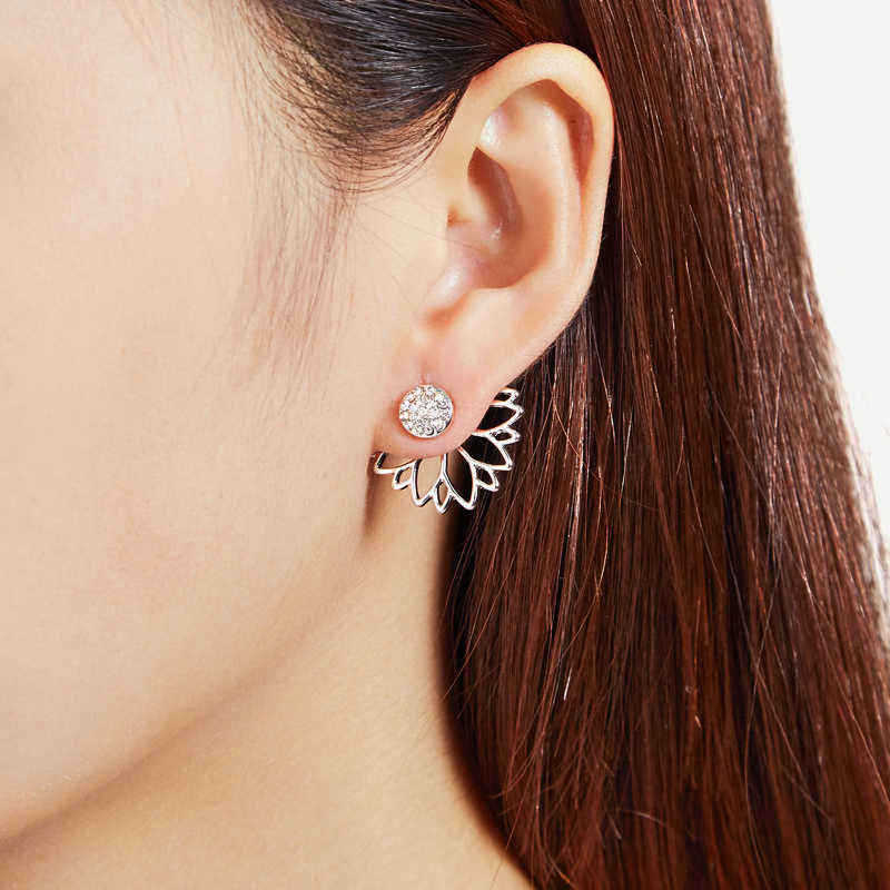 Trendy-Rhinestone-Earring-Hollow-Lotus-Double-Side-Ear-Stud-for-Women-1208874