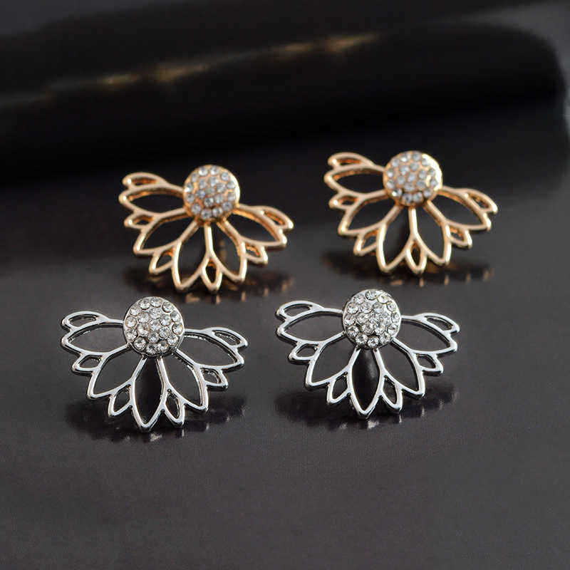 Trendy-Rhinestone-Earring-Hollow-Lotus-Double-Side-Ear-Stud-for-Women-1208874