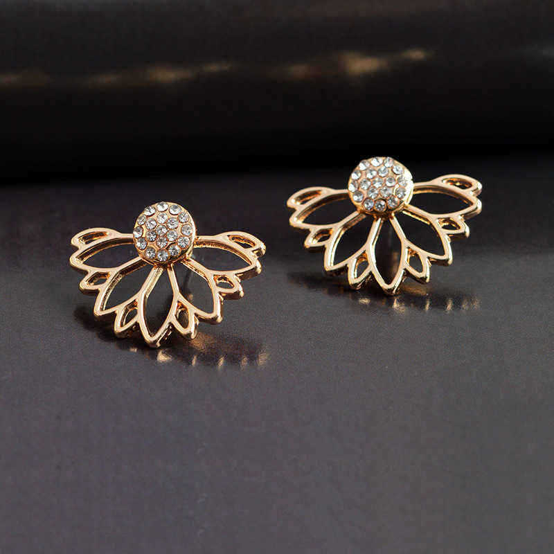 Trendy-Rhinestone-Earring-Hollow-Lotus-Double-Side-Ear-Stud-for-Women-1208874