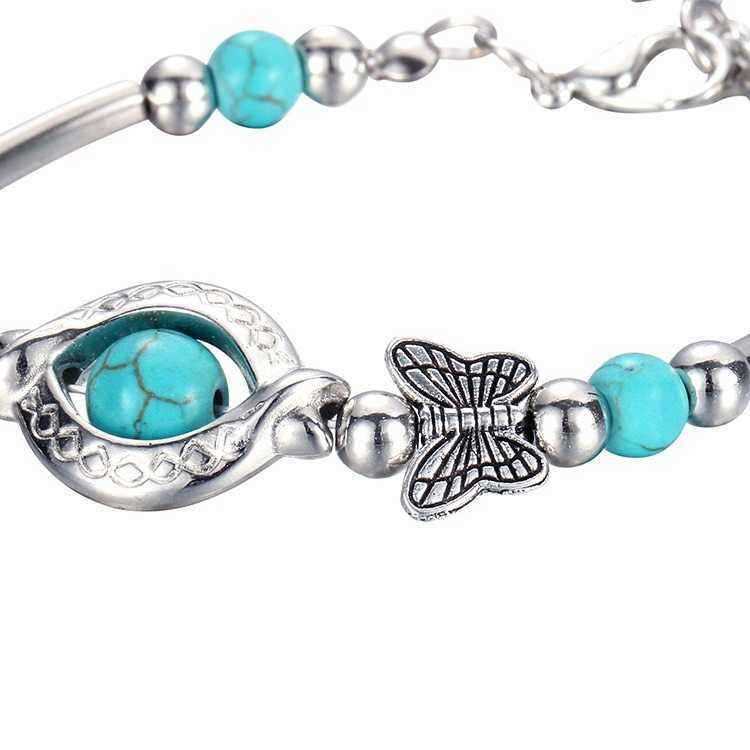 Trendy-Turquoise-Handmade-Bracelet-Sliver-Beaded-Bracelet-For-Women-1442182