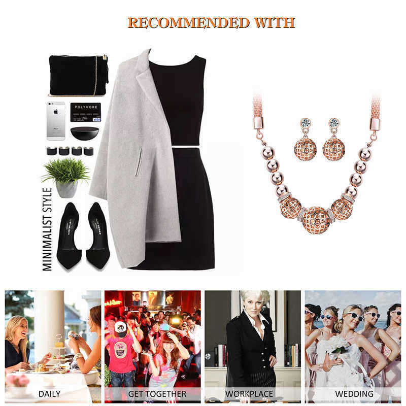 Trendy-Womens-Rose-Gold-Bead-Pendant-Jewelry-Set-Necklace-Rhinestone-Earrings-1241336