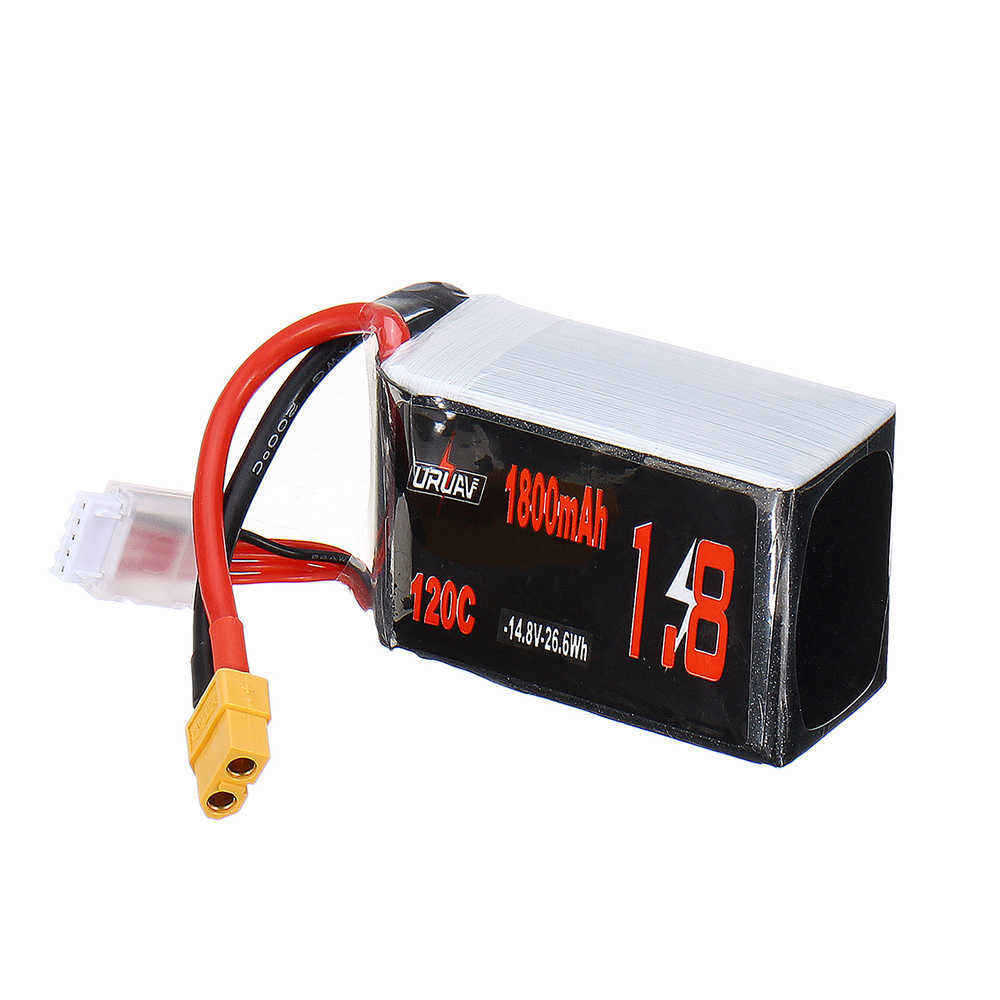 URUAV-148V-1800mAh-120C-4S-Lipo-Battery-XT60-Plug-for-RC-Racing-Drone-1547138