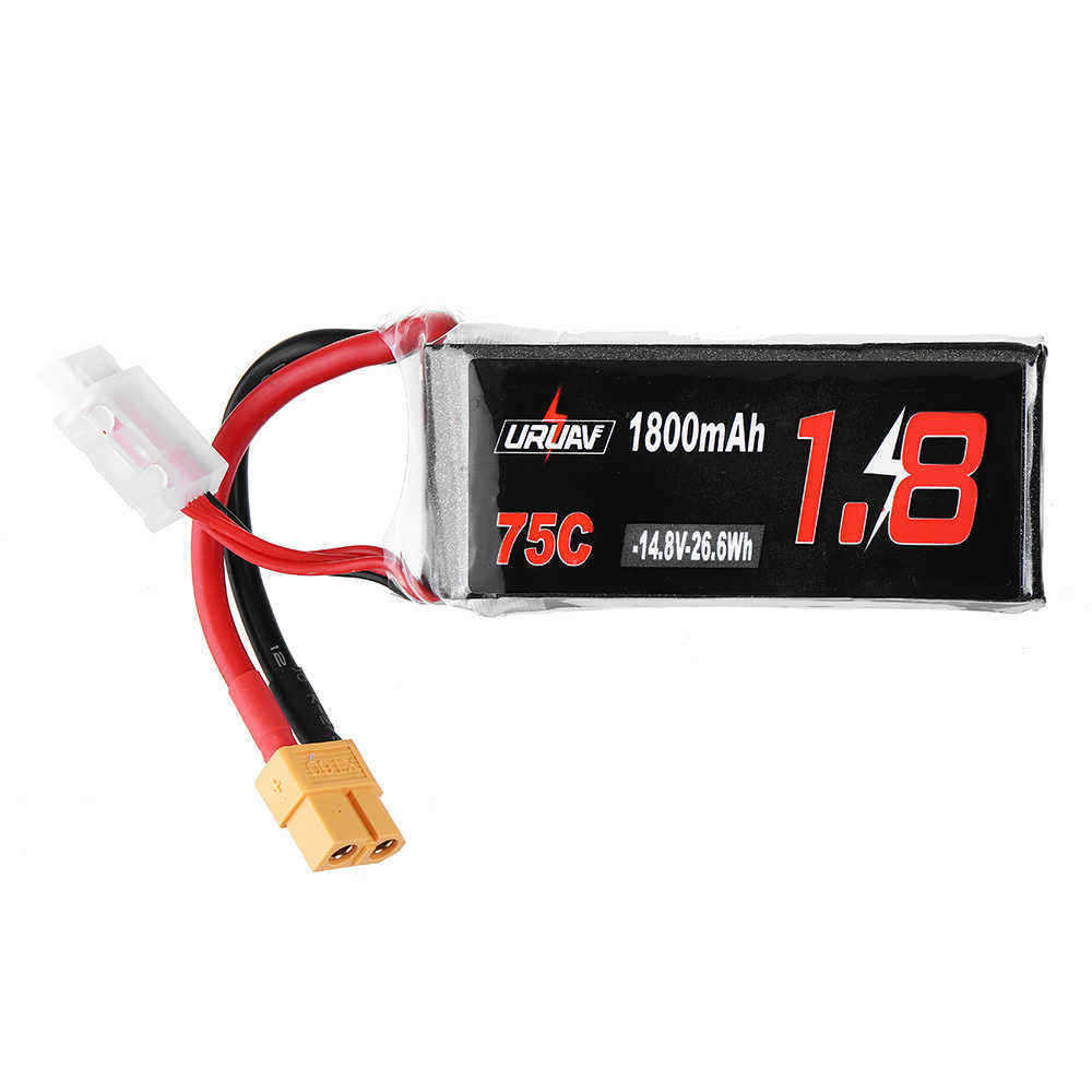 URUAV-148V-1800mAh-75C-4S-Lipo-Battery-XT60-Plug-for-RC-Drone-FPV-Racing-1434897