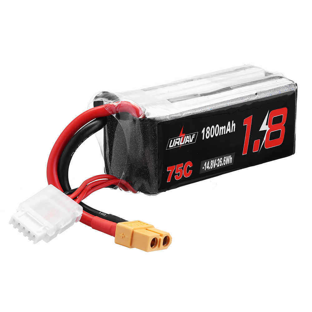 URUAV-148V-1800mAh-75C-4S-Lipo-Battery-XT60-Plug-for-RC-Drone-FPV-Racing-1434897