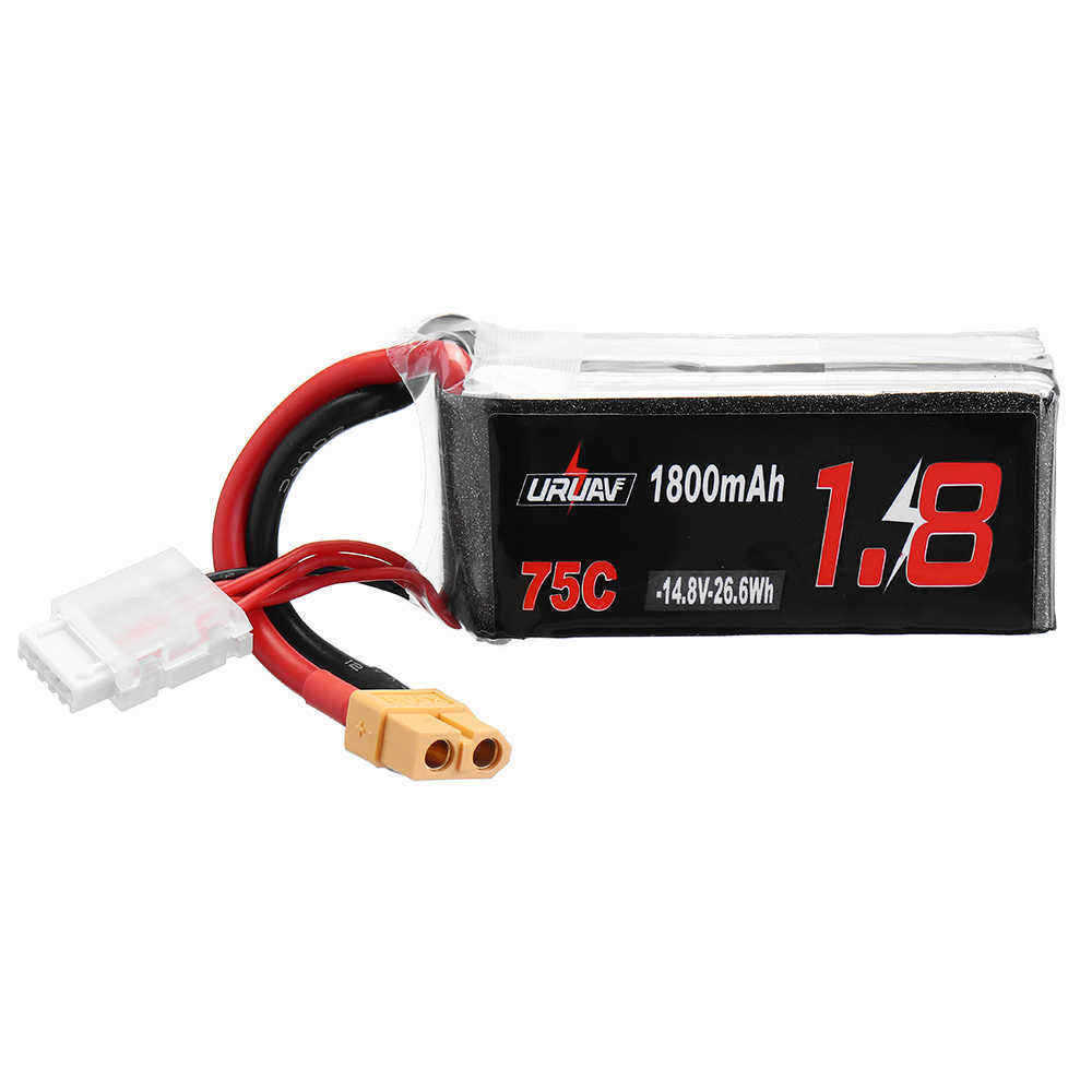 URUAV-148V-1800mAh-75C-4S-Lipo-Battery-XT60-Plug-for-RC-Drone-FPV-Racing-1434897