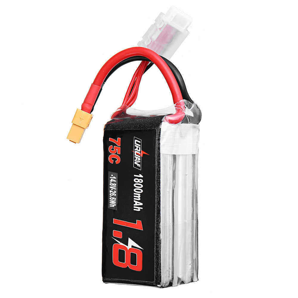 URUAV-148V-1800mAh-75C-4S-Lipo-Battery-XT60-Plug-for-RC-Drone-FPV-Racing-1434897