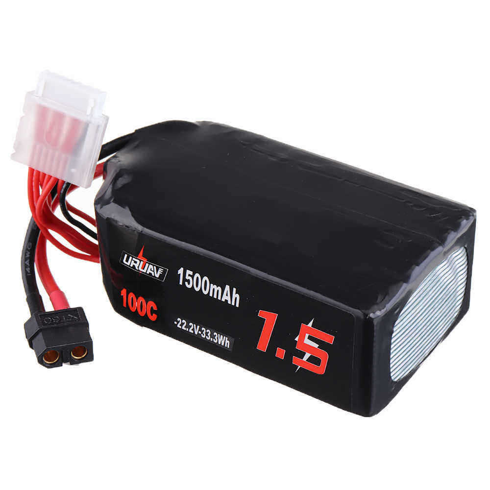 URUAV-222V-1500mAh-100C-6S-Lipo-Battery-XT60-Plug-for-FPV-RC-Drone-1403004