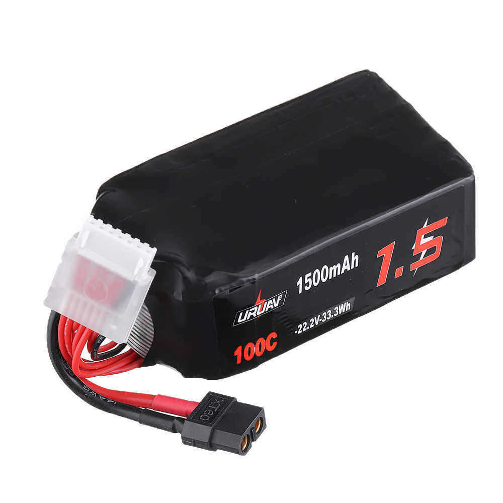 URUAV-222V-1500mAh-100C-6S-Lipo-Battery-XT60-Plug-for-FPV-RC-Drone-1403004