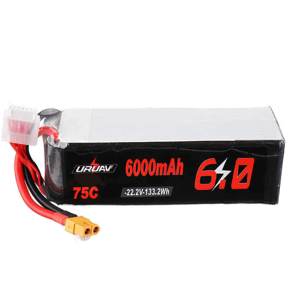 URUAV-222V-6000mAh-75C-6S-Lipo-Battery-XT60-Plug-for-600-700-800-RC-Helicopter-1552162