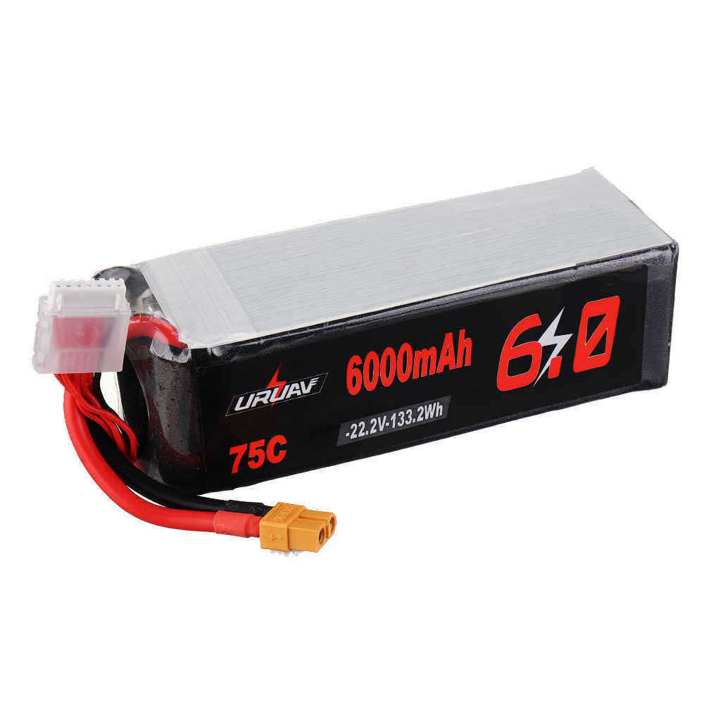 URUAV-222V-6000mAh-75C-6S-Lipo-Battery-XT60-Plug-for-600-700-800-RC-Helicopter-1552162