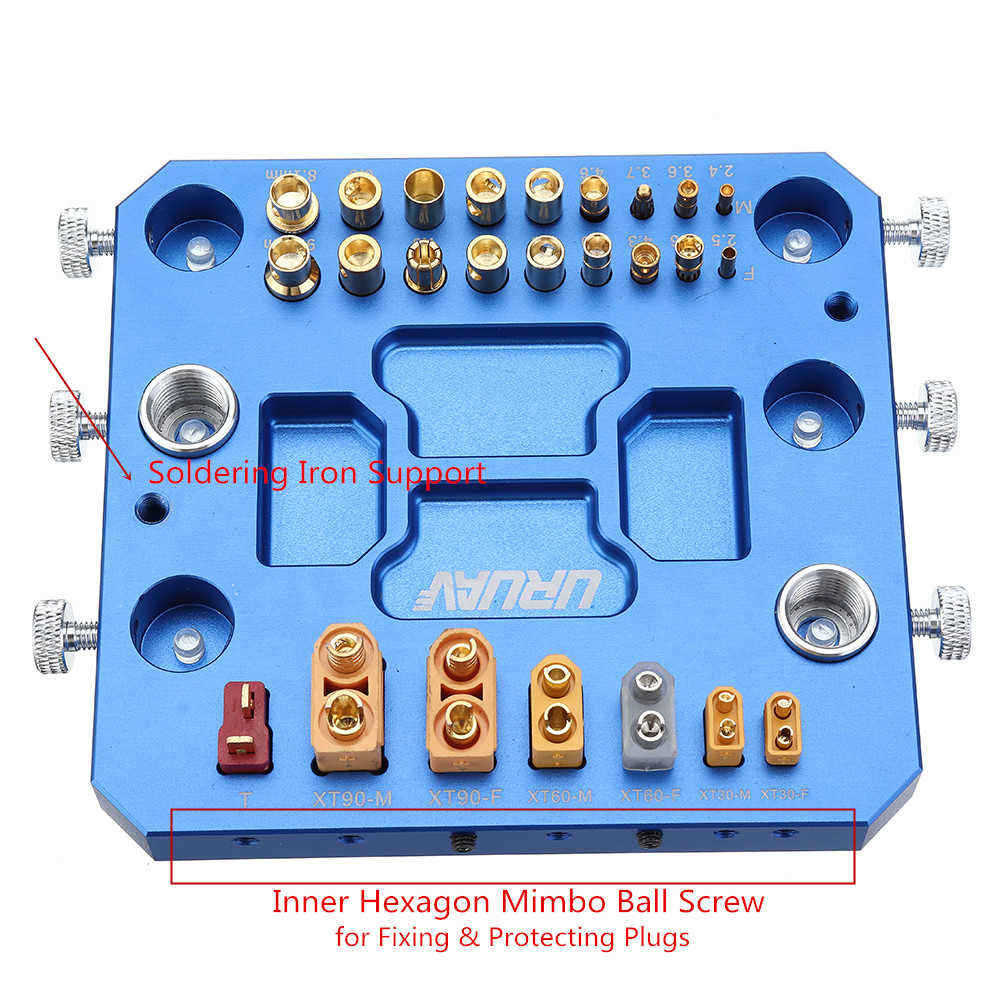 URUAV-Tophand-Six-Arm-Soldering-Station-Multi-functional-Tool-w-USB-Fan-XT30-XT60-Plug-Pad-for-RC-Dr-1542887