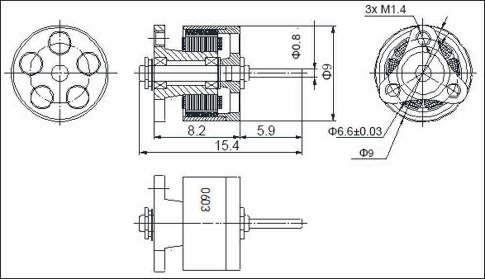 URUAV-UR65-FPV-Racing-Drone-Spare-Part-SE0603-17000KV-1S-Brushless-Motor-1302725