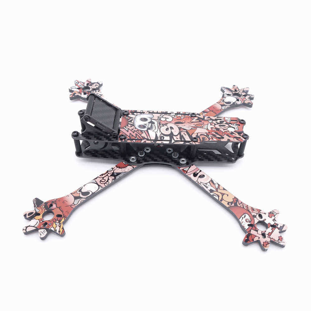 Venom-5-Inch-235mm-Wheelbase-X-Style-Split-4mm-Arm-Frame-Kit-Carbon-Fiber-with-Sticker-for-RC-Drone--1514286