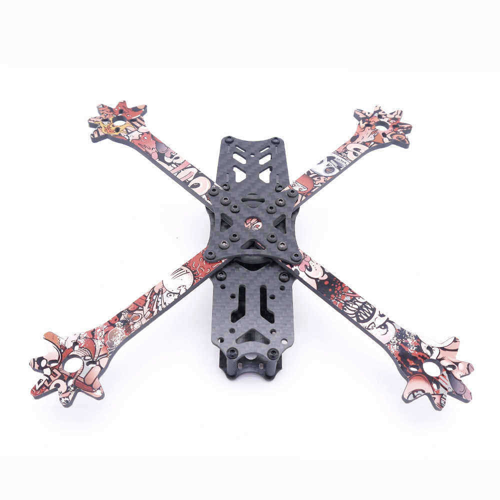 Venom-5-Inch-235mm-Wheelbase-X-Style-Split-4mm-Arm-Frame-Kit-Carbon-Fiber-with-Sticker-for-RC-Drone--1514286