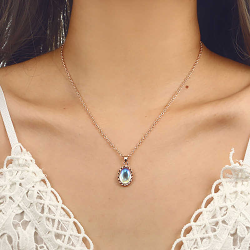 Vintage-Colorful-Artifical-Gem-Geometric-Pendant-Necklace-Earrings-Rings-For-Women-Jewelry-Set-1368467